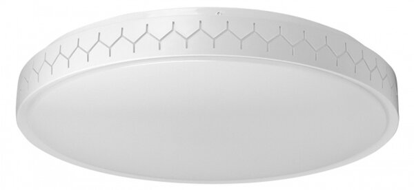 Plafoniera LED 60W CCT, Dimmerabile, Ø49cm da soffitto e parete Colore Bianco Variabile CCT