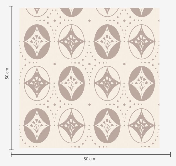 Carta da parati Delicato ornamento geometrico a rombi, Parati stile vintage classici, a00035 : Uwalls.it