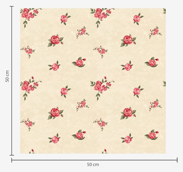 Carta da parati Rose su sfondo chiaro, Parati fiori e piante classici, Parati classici Fiori Peonie, a00039 : Uwalls.it