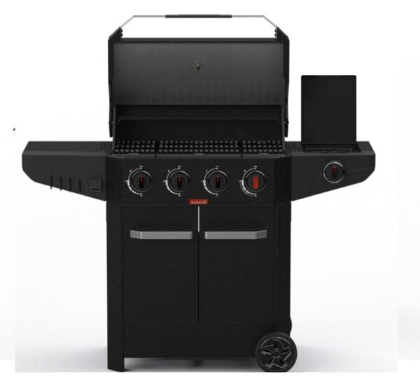 Barbecook Luca 412: Grill A Gas Grande E Potente Da 17 Kw Con Griglia In Ghisa Molto Robusta