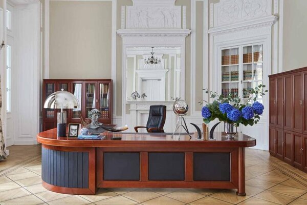 Scrivania angolare ufficio in legno Alta Qualità - Arrediorg.it