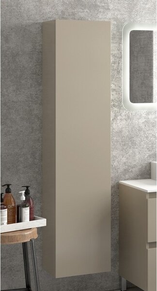 Composizione bagno 100cm installazione a terra: mobile, specchio led e colonna TOD-100D - KAMALU