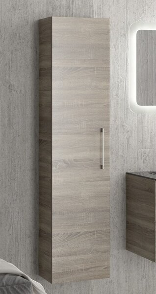 KAMALU - Colonna bagno 160cm con maniglia e 4 ripiani modello EL45