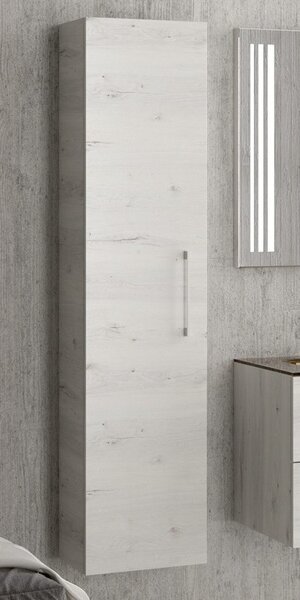 KAMALU - Colonna bagno 160cm con maniglia e 4 ripiani modello EL45