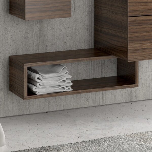 Kamalu composizione mobile lavabo 60, colonna specchio e pensile el-60a