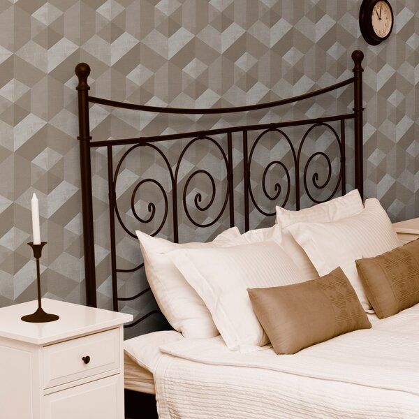 Carta da parati Esagoni nei colori beige, Parati classici in stile scandinavo, a00096 : Uwalls.it