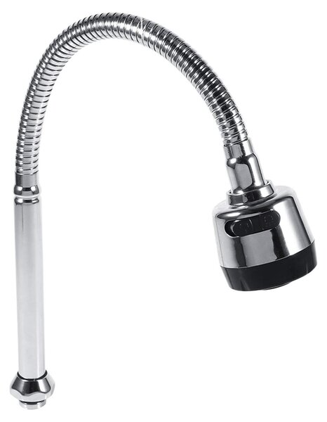 Rubinetto da cucina a 360° - Bocchetta con doppia funzione - Acciaio inossidabile - Resistente - Adatto per lavelli a una o due vasche - Rubinetto per lavello