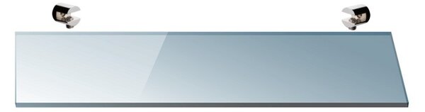 Mensola bagno in vetro temperato 40cm VITRO-110 - KAMALU