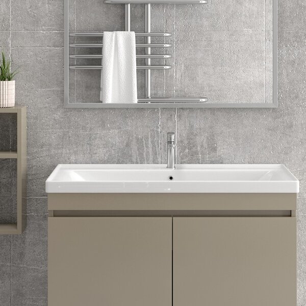 Mobile bagno con piedini 100 cm con due ante SV-100T - KAMALU