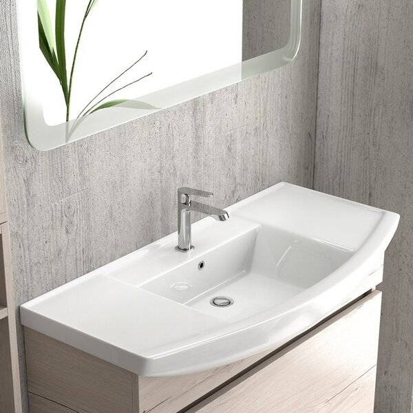 Mobile bagno a terra 100 cm con 2 ante BN-100C - KAMALU