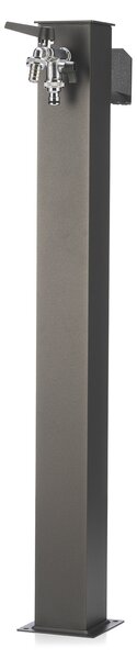 Fontana da Giardino con Doppio Rubinetto Belfer 42/QRR Grigio Antracite