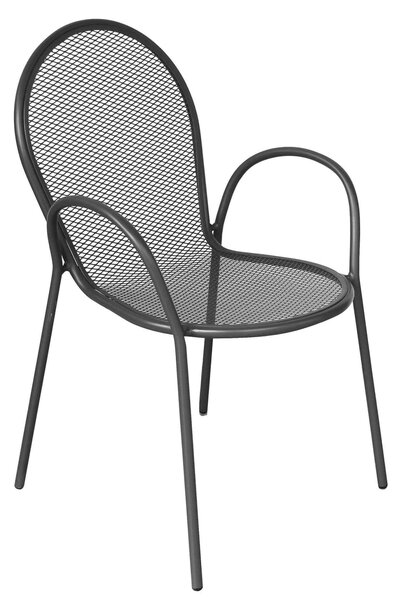 OPERA - set tavolo in alluminio cm 70 x 70 x 73 h con 2 poltrone Maris