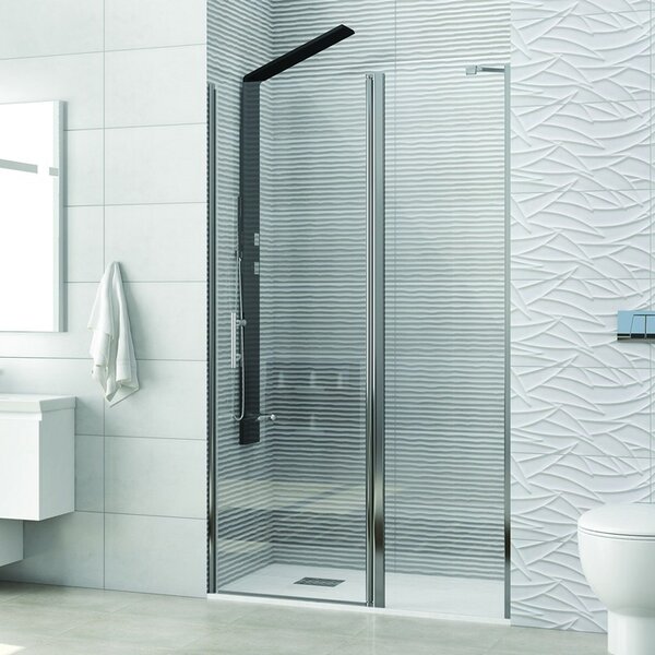 Porta doccia battente 70-75cm con laterale fisso KPX4000 - KAMALU