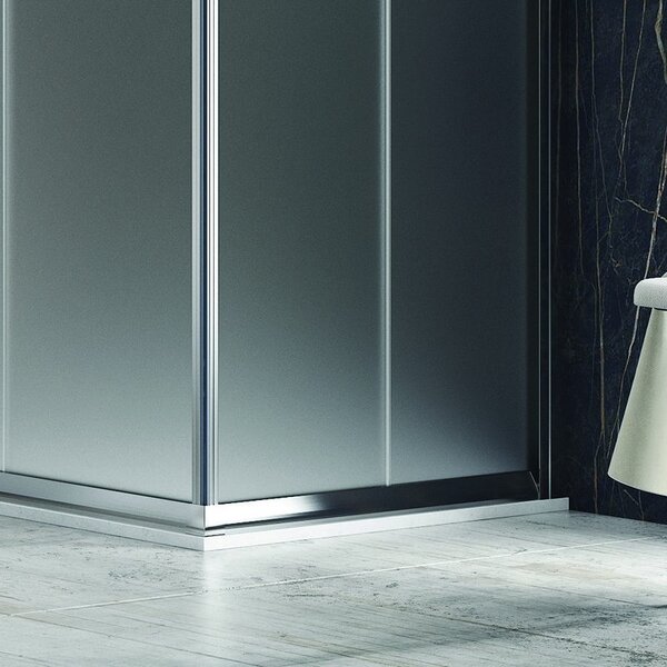 Kamalu box doccia 70x70 cm angolare vetro satinato kf1000
