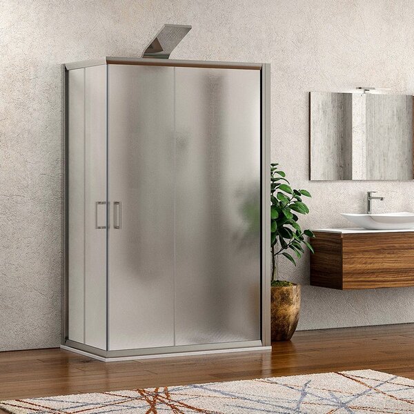 Kamalu box tre lati 70x90x70 altezza 180 vetro opaco k410