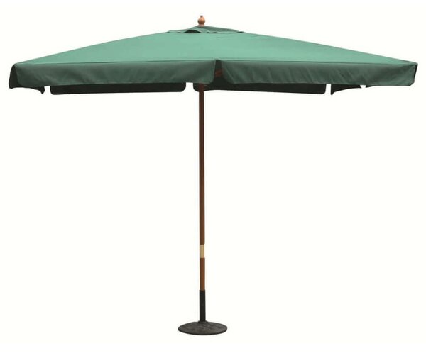 DOMINUS - ombrellone da giardino 3x3 palo centrale in legno