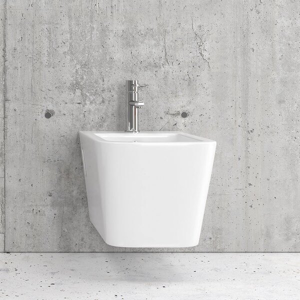 Kamalu sanitari bagno sospesi senza brida per bagni stretti modello litos-s200