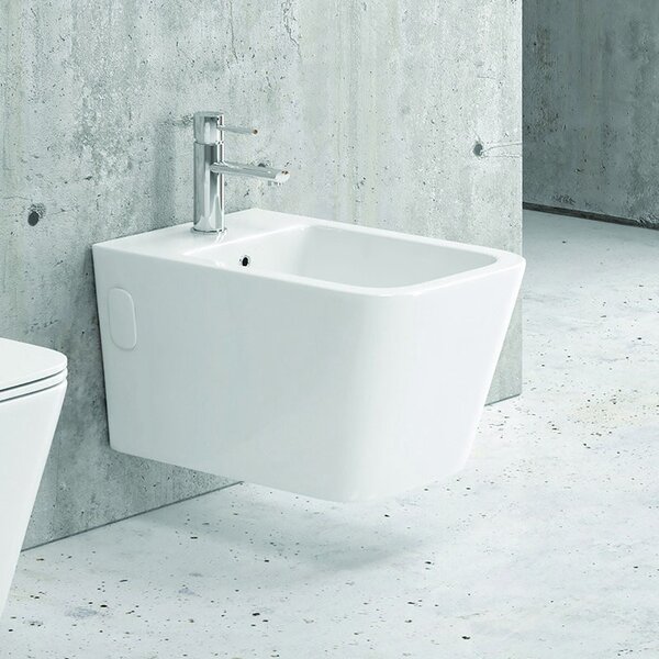 Kamalu sanitari bagno sospesi senza brida per bagni stretti modello litos-s200