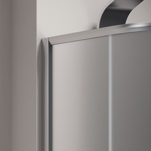 Kamalu box doccia stondato 120x90cm vetro opaco kam-k270
