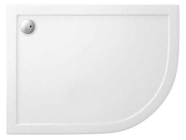 Piatto doccia 120x90 semicircolare versione sinistra KAM-1200 - KAMALU