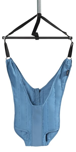 Costway Altalena jumper per porta con bretelle elastiche regolabili, Altalena per bambini 6-12 mesi, Blu