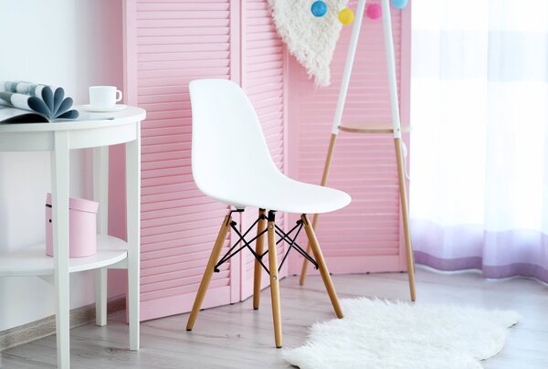 JULIETTE - sedia stile nordico con gambe in legno set da 6