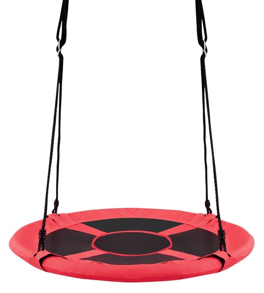 Costway Altalena con tenda da esterno e interno, Altalena con sedile per bambini e bambine, Arancione