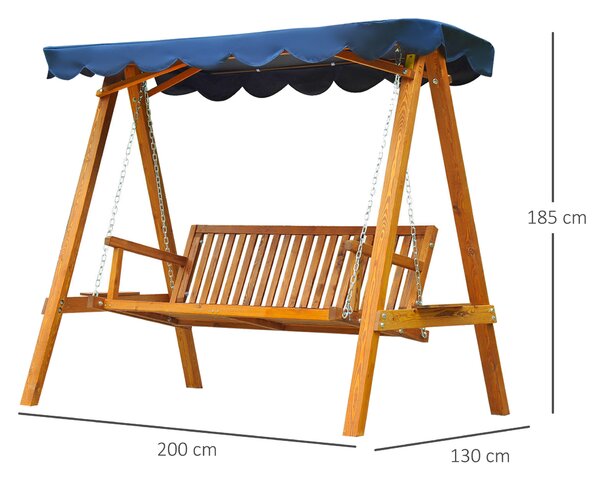 Dondolo Hollywood Per Esterno 3 Posti KESSER - Con Cuscino E Parasole - Portata 360kg - Grigio Chiaro - Foto 10