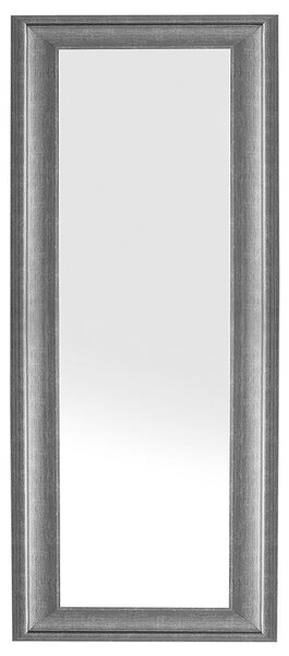 Specchio da parete sospeso Nero 51 x 141 cm in materiale sintetico stile minimalista di ispirazione scandinava Beliani