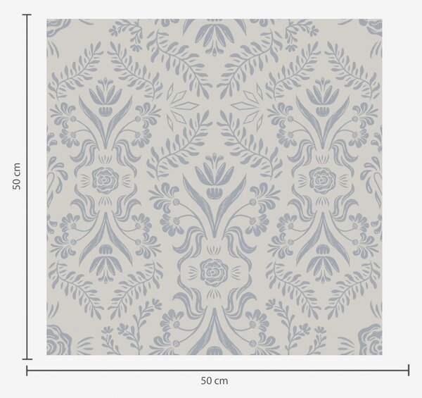 Carta da parati Modelli blu, Parati classici in stile francese, a00113 : Uwalls.it