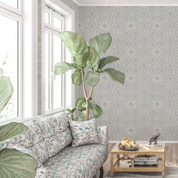 Carta da parati Modelli blu, Parati classici in stile francese, a00113 : Uwalls.it