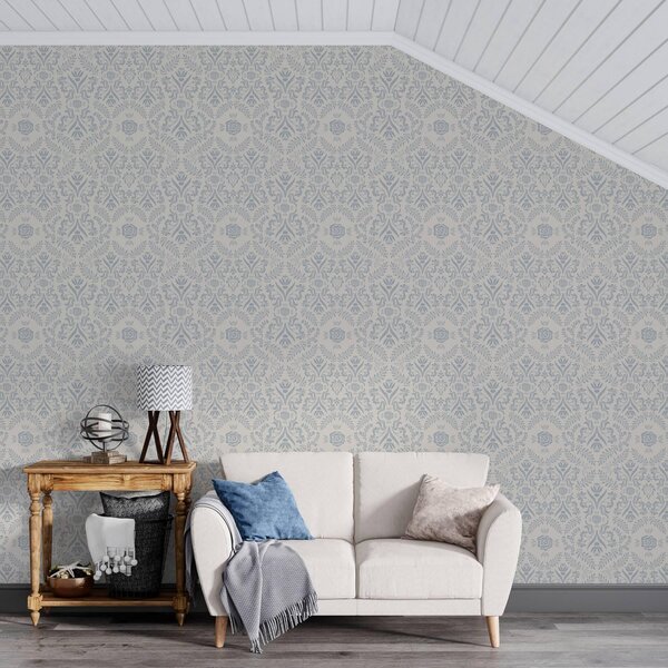 Carta da parati Modelli blu, Parati classici in stile francese, a00113 : Uwalls.it