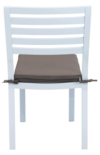 DEXTER - set tavolo in alluminio cm 160/240 x 90 x 75 h con 4 sedie Dexter