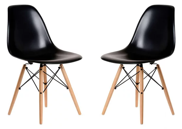 JULIETTE - sedia stile nordico con gambe in legno set da 2