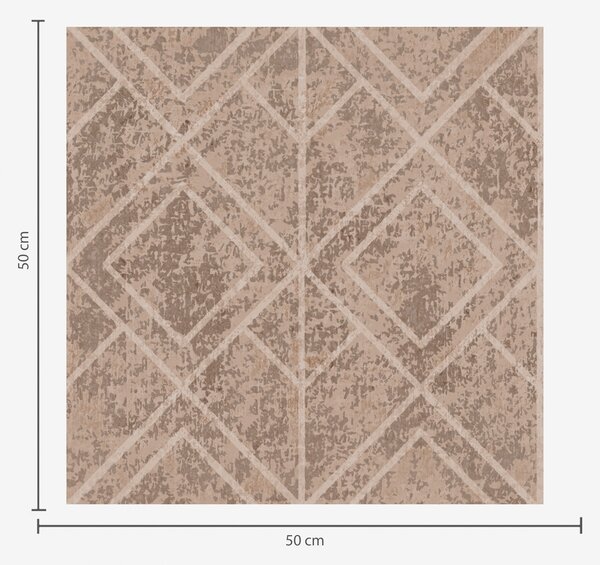 Carta da parati Rombi geometrici su sfondo texturizzato, Parati astratta classici, a00141 : Uwalls.it