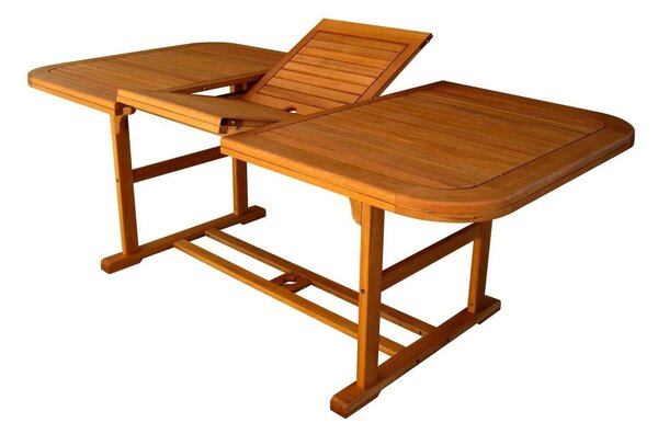 TURRIS - tavolo da giardino allungabile in legno massiccio di acacia 150/200x90