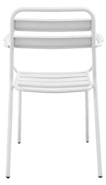 ROMANUS - set tavolo in metallo cm Ø 60 x 71h con 2 poltrone Romanus