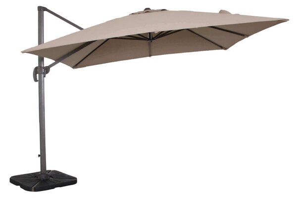 BACTRUS - ombrellone da giardino decentrato 3x4