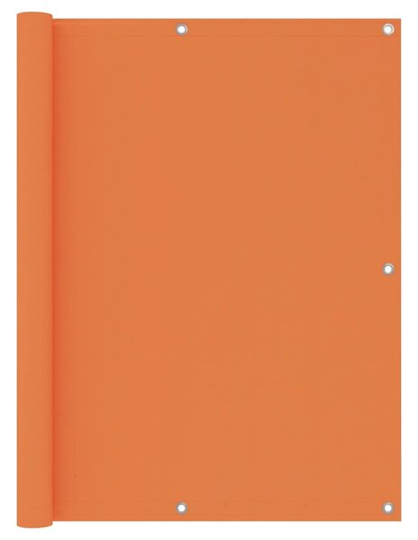 Paravento da Balcone Arancione 120x600 cm in Tessuto Oxford