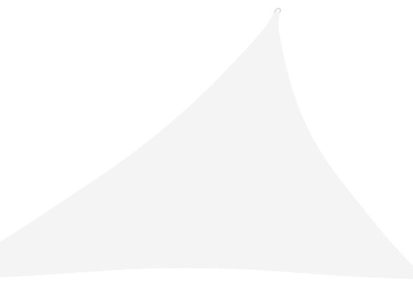Parasole a Vela Oxford Triangolare 3x4x5 m Bianco