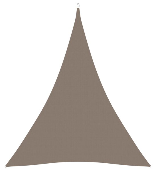 Parasole a Vela Oxford Triangolare 4x5x5 m Grigio Talpa
