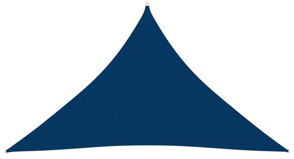Parasole a Vela Oxford Triangolare 2,5x2,5x3,5 m Blu