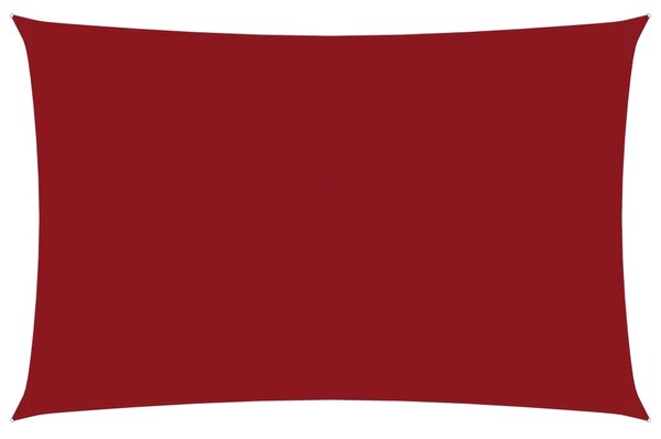 Parasole a Vela Oxford Rettangolare 2x4,5 m Rosso