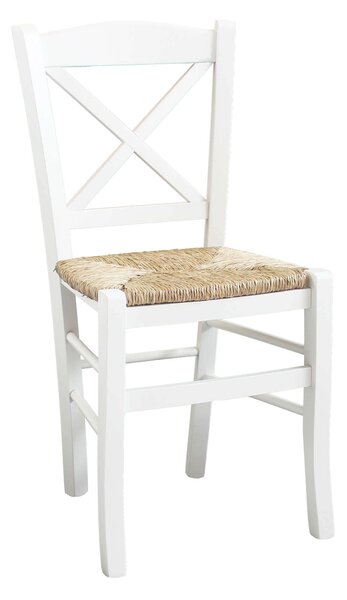 HALLIE - sedia croce in legno massello