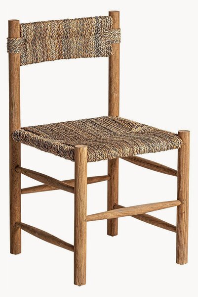 Sedia da pranzo in legno di teak Manhula