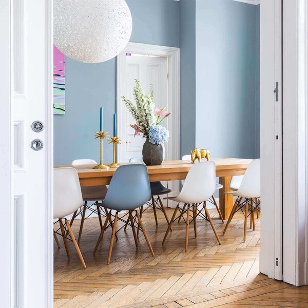 JULIETTE - sedia stile nordico con gambe in legno