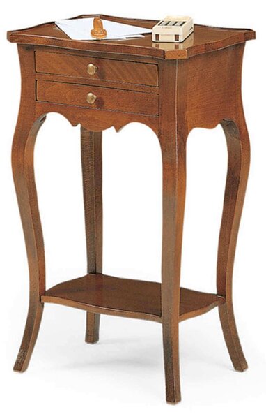 JUSTIN - mobile portatelefono in legno massello cm 44 x 32 x 71 h