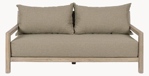 Divano da giardino 3 posti in legno di teak Maynard