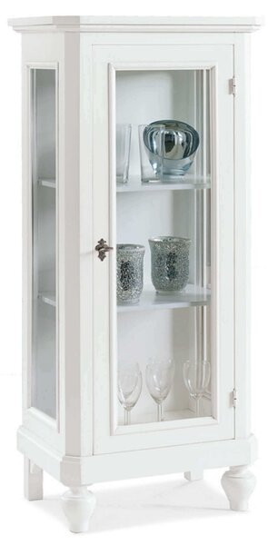 JASMINE - credenza con vetrina in legno massello