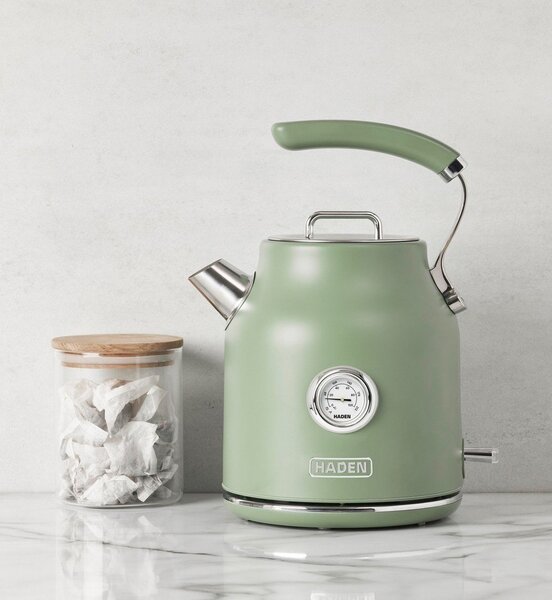 Bollitore verde in acciaio inox 1,7 l Dorset – Haden